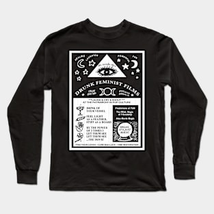 DFF Psychic Flyer (White ink) Long Sleeve T-Shirt